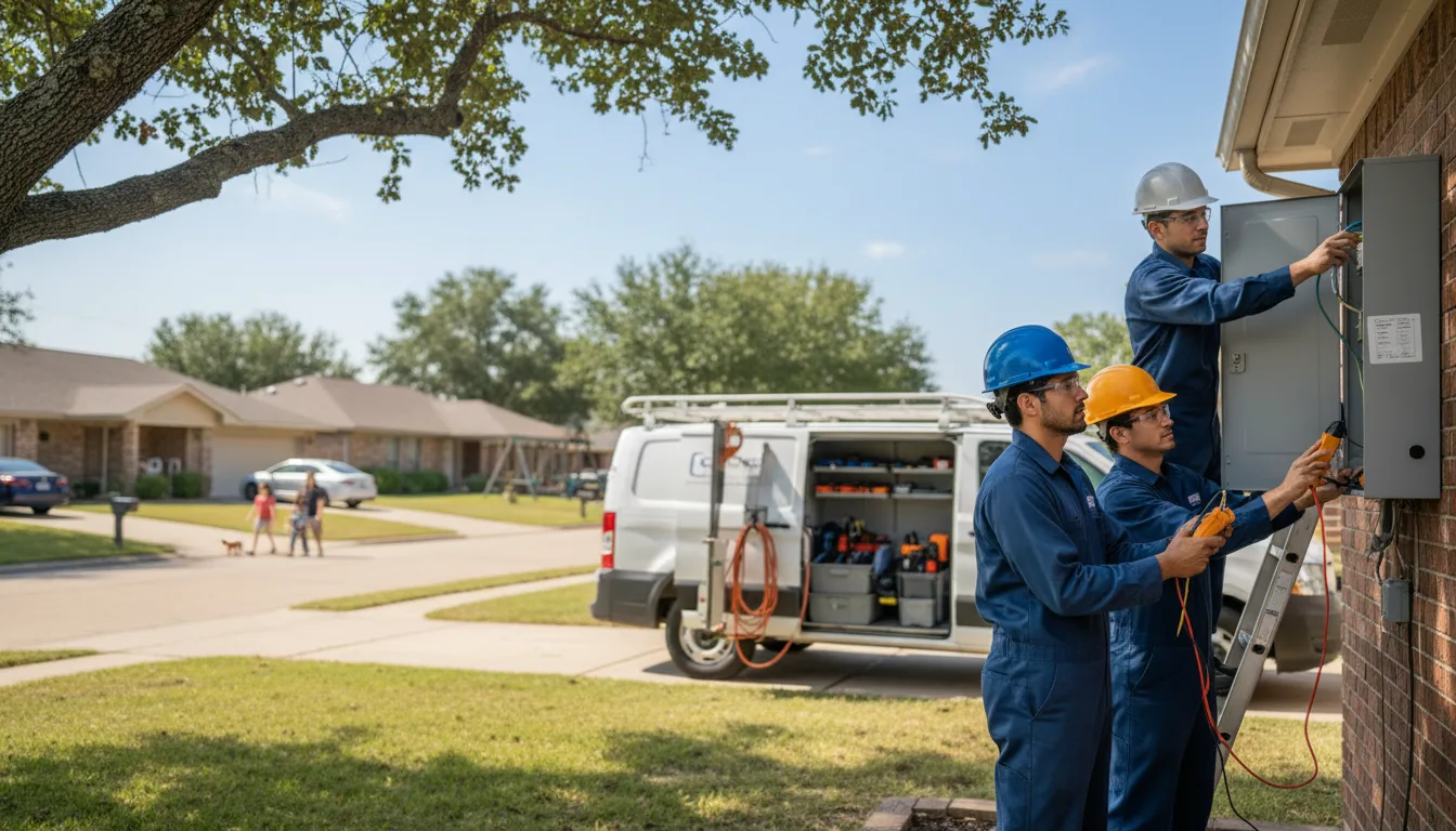 Certified electrician providing emergency electrical services in Conehatta, MS